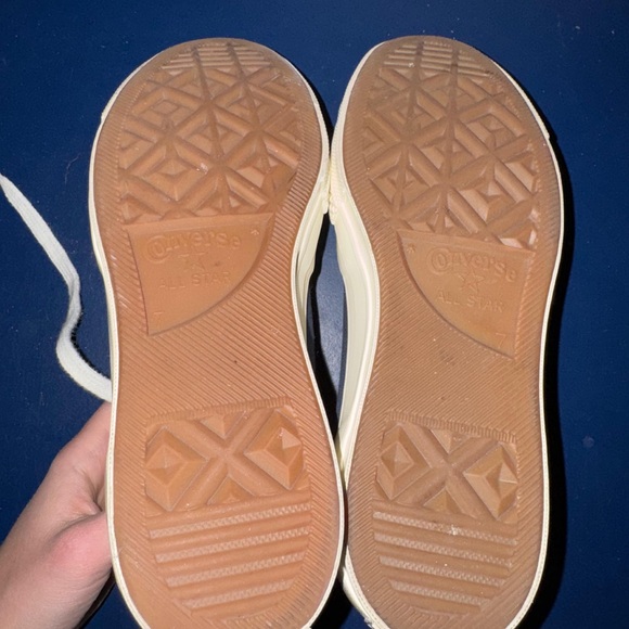 Converse Navy and White High-Top Sneakers - Picture 4 of 4